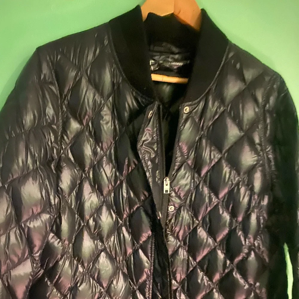 LUCKY BRAND NWOT DOWN DIAMOND QUILT Jacket COZY - Picture 5 of 9